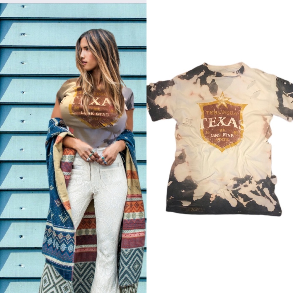 “Texas” deconstructed layering shirt